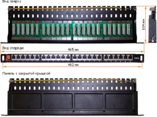Коммутационная патч-панель Lanmaster LAN-PPC24S6