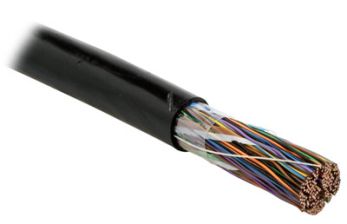 (Архив)Кабель многопарный Hyperline, U/UTP, 100 пар., кат. 3, Ø 21мм, PE, снаружи зданий, цвет: чёрный