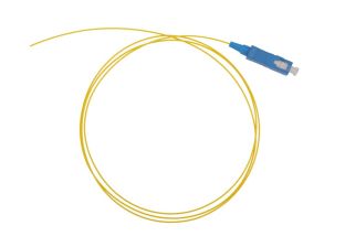 (Архив)Пигтейл Связьстройдеталь ШОС-SM/0.9, SC/UPC, G.657A, 2х1м, синий хвостовик, цвет: жёлтый