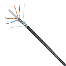 Кабель витая пара BNH, LSZH-UV (нг(A)-HF), F/UTP, кат. 6, одножильный, D 0,57, 305м, бухта, тип прокладки: внешний, цвет: чёрный