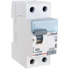 Устройство защитного отключения Legrand DX3, тип: AC, 2 модуль, 2Р, 40А/30мА,  (411505)