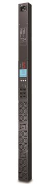 БРП (PDU) Metered APC, IEC 60320 С13 х 18, IEC 60320 С19 х 2, 902х56х44 мм (ВхШхГ), 16А, вход IEC 309 16A 2P+E, шнур 3 м, чёрный, 2G, с приборами учет