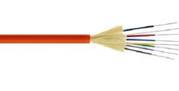 (Архив)Кабель ВО Belden Tight Buffer,  4хОВ, OM1 62,5/125, FRNC/LSNH, Ø 7мм, внутри зданий, небронированный, цвет: оранжевый