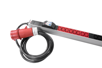 БРП (PDU) Metered Rem Rem-MC, IEC 60320 С13 х 36, 1463х45х60 мм (ВхШхГ), 16А, 3ф, вход IEC 320 309 3PN, шнур 3 м, алюминий