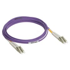 Комм. шнур оптический Legrand LCS3, Duplex LC/LC (UPC/UPC), OM3 50/125, LSZH, 3м, белый хвостовик, цвет: синий