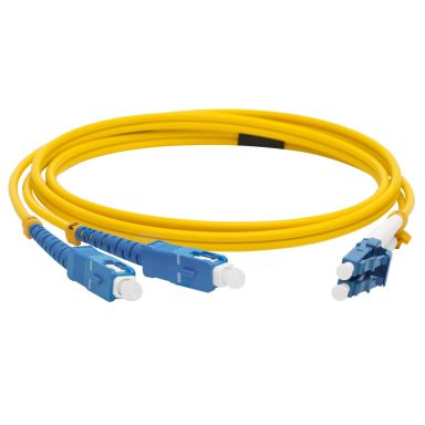 Коммутационный шнур оптический Lanmaster LAN-2LC-2SC/SU-5.0