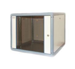 (Архив)Шкаф телекоммуникационный настенный Eurolan Rackwall, 19", 12U, 624х600х560 мм (ВхШхГ), дверь: металл, сварной, цвет: серый