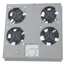 (Архив)Вентиляторный модуль Canovate Silver, 220V, 47х363х375 мм (ВхШхГ), вентиляторов: 4, 49 дБ, для шкафов, цвет: серый