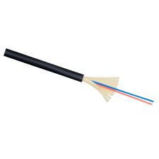 Кабель волоконно-оптический Cabeus Tight Buffer, 4хОВ,OM4 50/125 , LSZH, Ø 4,8мм, универсальный, небронированный, 1,5 кН, чёрный