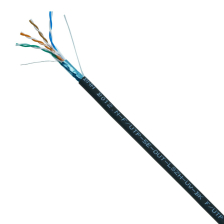 Кабель витая пара BNH, LSZH-UV (нг(A)-HF), F/UTP, кат. 5е, проводник Ø 0,51мм, 305м, катушка, тип прокладки: снаружи зданий, цвет: чёрный