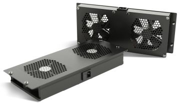 (Архив)Вентиляторный модуль Hyperline, 220V, 41х297х130 мм (ВхШхГ), вентиляторов: 2, 36 дБ, поток: 100 м3/ч, для серии TTC2, цвет: чёрный