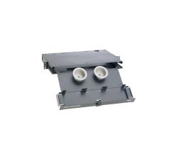 Бокс оптический Panduit Opticom, портов: 3, универсальный, 72 хОВ, 1U, 44,2х433,3х292,1 мм (ВхШхГ), для 3 FAP панелей, цвет: чёрный, (FRME1)