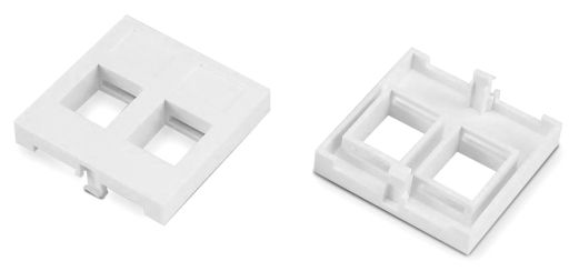 Вставка в розеточную панель Hyperline SIP2-2N-M45-45