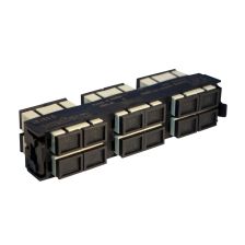 (Архив)Лицевая вставка для MPO панелей Legrand LCS3, 12, Multi mode SC, Duplex, цвет: чёрный