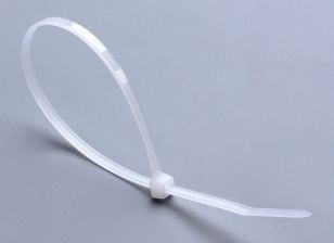 (Архив)Стяжка кабельная KSS, неоткрывающаяся, 3 мм Ш, 150 мм Д, 100 шт, материал: нейлон, цвет: белый
