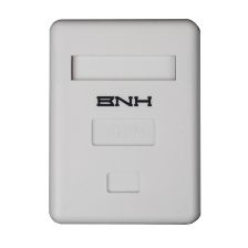 Розетка компьютерная BNH, 1x RJ45, кат. 6, экр., внешняя, цвет: белый, (B402.1-6-OB)