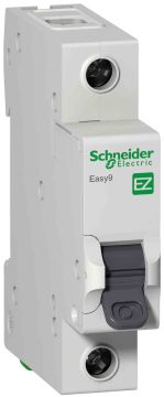 Автоматический выключатель Schneider Electric Easy9, 1 модуль, B класс, 1P, 10А, 4,5кА, (EZ9F14110)