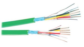 Кабель интерфейсный промышленный Belden, F/UTP, 1 пар., кат. 5е, PVC, Ø 5,5мм, универсальный, медь электролитическая отожженная, цвет: зелёный