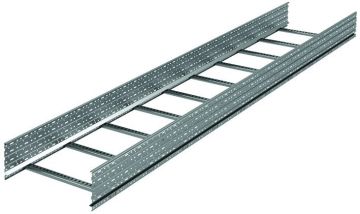 Лестничный лоток DKC U5 combitech, открытый борт, тяжелый, перфорированный, 400х150х6000 (ШхВхД), толщина: 1,5 мм, сталь, покрытие: м. Сендзимира