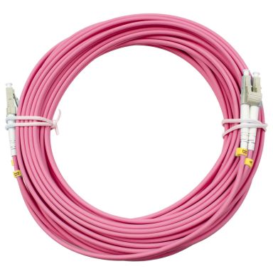 Коммутационный шнур оптический Cabeus FOP-50-OM4-LC-LC-15m