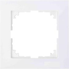 Рамка Merten M-Pure, 1 пост, плоская, универсальная, цвет: полярно-белый (MTN4010-3619)