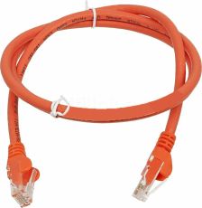 (Архив)Шнур комм. Lanmaster, кат. 6, неэкр., U/UTP, RJ45/RJ45, LSZH, 0.5м, оранжевый