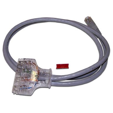 Шнур коммутационный телефонный Lanmaster LAN-45-P4-1.5/6