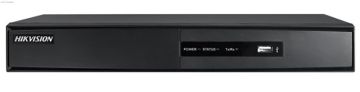 Видеорегистратор HIKVISION 7600, каналов: 4, H.265+/H.265/H.264+/H.264/MJPEG, 1x HDD, звук Да, порты: HDMI, 2x USB, VGA, память: 8 ТБ, питание: DC12V