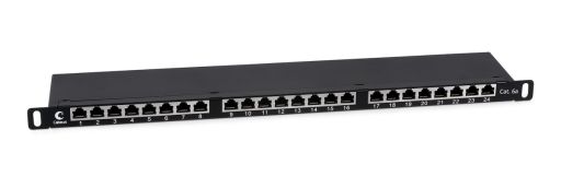 Коммутационная патч-панель Cabeus PLHD-24-Cat.6a-SH-Dual-0,5U