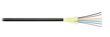 Кабель ВО Nikolan Multi Mode,  4хОВ, OM3 50/125, LSZH, Ø 4,8мм, барабан, универсальный, небронированный, цвет: чёрный, арамидные нити