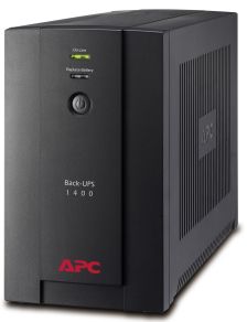 (Архив)ИБП APC Back-UPS, 1400ВА, шнур 1.2 метра, линейно-интерактивные, напольный, 1 х, АКБ: с акб, 130х336х215 (ШхГхВ), 230V,  однофазный, Ethernet, 