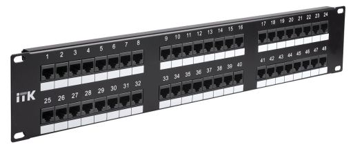 Коммутационная патч-панель ITK PP48-2UC6U-D05