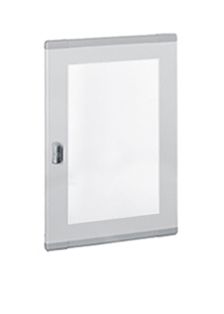Дверь (к щиту) Legrand XL³ 160, плоская, стекло, для щитов h=750mm, цвет: серый