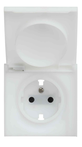 Лицевая панель розеточная Rikett 35634 MW