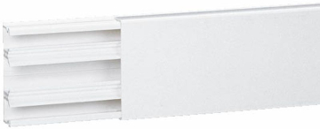 Мини-канал Legrand DLPlus 60x16, без самоклеющейся основы, перегородок: 2, с крышкой, 2 м, белый