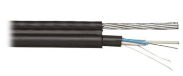 Кабель ВО Hyperline Multi Tube,  8хОВ, OM2 50/125, PE, Ø 11,3мм, снаружи зданий, металлический, цвет: чёрный