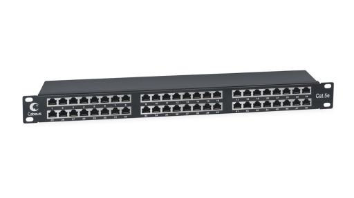Коммутационная патч-панель Cabeus PLHD-48-Cat.5e-SH-Dual IDC-1U