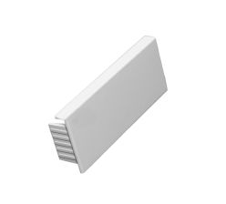 Заглушка Legrand Metra, боков., для кабель-канала, 100х50 мм (ВхШ), цвет: белый