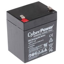 Аккумулятор для ИБП CyberPower, 107х90х70 мм (ВхШхГ),  необслуживаемый свинцово-кислотный,  12V/5 Ач, цвет: чёрный, (GP5-12)