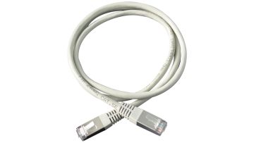 Шнур комм. BNH, кат. 5е, экр., F/UTP, RJ45/RJ45, 100 МГц PVC, AWG24 1м, серый
