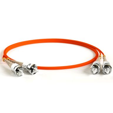 Коммутационный шнур оптический Hyperline FC-S2-50-ST/PR-ST/PR-H-15M-LSZH-OR