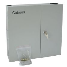 (Архив)Бокс оптический Cabeus, портов: 24, ST/FC, 24 хОВ, цвет: серый, (FO-WL-24ST-K)