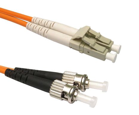 Коммутационный шнур оптический Hyperline FC-D2-62-LC/PR-ST/PR-H-15M-LSZH-OR