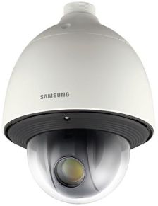 (Архив)Сетевая IP видеокамера Samsung, купольная, улица, 1/3’, 1920х1080, ИК, цв:1лк, ч/б:0,08лк, SNP-6201HP