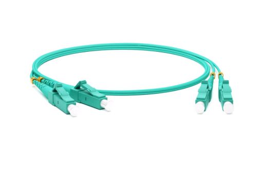 Коммутационный шнур оптический Hyperline FC-D2-503-LC/PR-LC/PR-H-3M-LSZH-BK