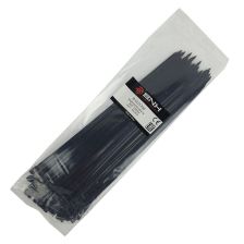 Стяжка кабельная BNH, неоткрывающаяся, 3,6х250 мм (ШхД), 100 шт, материал: нейлон устойчивый к uv, цвет: чёрный