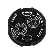 Коробка распределительная DKC Avanti, вводов: 6, для настенного монтажа, 60х71х45 мм (ВхШхГ), цвет: чёрный