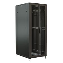 Шкаф серверный напольный WRline TT, IP20, 32U, 1610х800х1200 мм (ВхШхГ), дверь: двойная распашная, перфорация, боковая панель: сплошная, разборный, цв