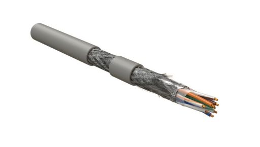 Кабель интерфейсный промышленный Hyperline ISFUTP4-C5E-P26/7-PU-GY