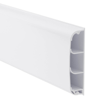 Кабель-канал DKC In-Liner Front 90x25, без самоклеющейся основы, перегородок: 2, с крышкой, 2 м, белый